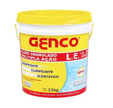 CLORO MULTIPLA ACAO 3EM1  2,5KG GRAN GENCO